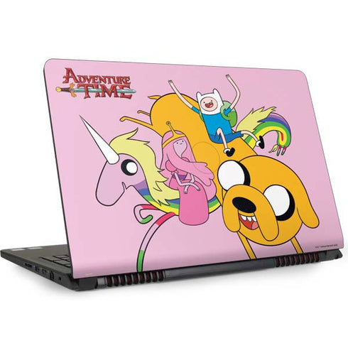 Adult Swim Adventure Time Riding in a Unicorn Dell Inspiron Skin